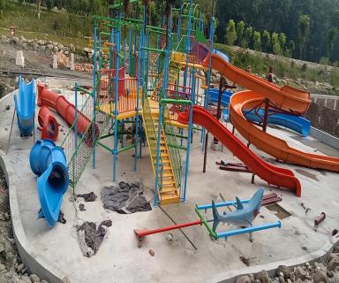 四川綿陽水上樂園項目現場